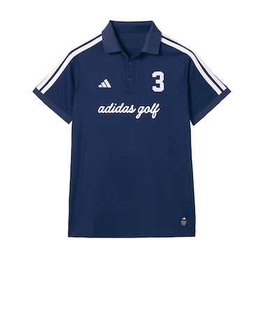 アディダス（adidas）ゴルフウェア 接触冷感 ワーディング 半袖シャツ OGH92-KM0867 NVY