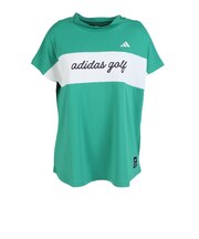 アディダス（adidas）モックネック レディース ゴルフ 半袖 CB フレンチスリーブ OGH87-KM0842 GRN