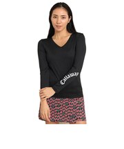 キャロウェイ（CALLAWAY）ゴルフウェア クールコア天竺Vネックインナーシャツ C24932201-1010