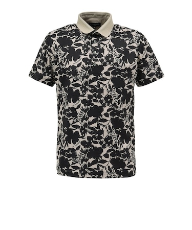 セントアンドリュース（ST.ANDREWS）ゴルフウェア COOLMAX シャドー ボタニカル 半袖ポロシャツ 042-6160555-040