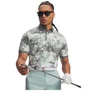 アンダーアーマー（UNDER ARMOUR）ゴルフウェア カリー アーマードライ プリンテッド ポロ 6009786 478