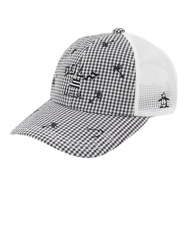 マンシング（MUNSING）帽子 クーリング飛び柄キャップ MG6SCP07M BK00