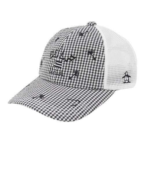 マンシング（MUNSING）帽子 クーリング飛び柄キャップ MG6SCP07M BK00