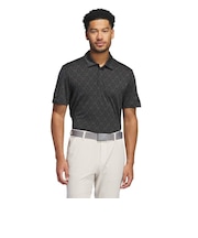 アディダス（adidas）ゴルフウェア HEAT.RDY ジャガード半袖シャツ JTX61-IZ3008 BK