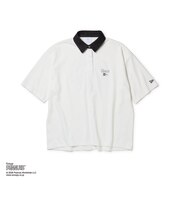 ニューエラ（NEW ERA）ゴルフウェア 半袖ラグビーシャツ ビンテージピーナッツ ゴルフ サークルロゴ 14865848