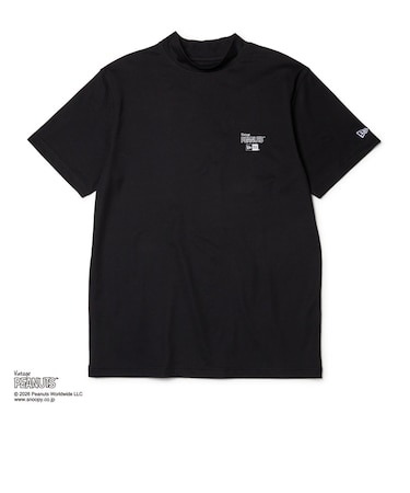 ニューエラ（NEW ERA）ゴルフウェア ミッドネック 半袖Tシャツ ビンテージピーナッツ サークルロゴ 14865851