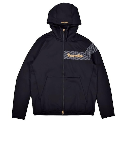 ゴルフウェア GM アクセントライン ジップアップパーカー BF12HD35-M BLK