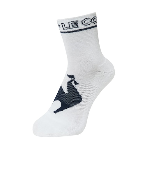 ルコックスポルティフ（lecoqsportif）定番ショート丈ソックス LG6SSO01L WH00