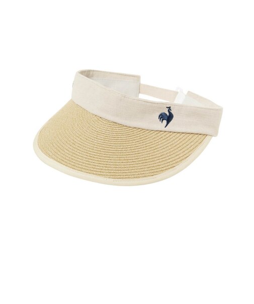 ルコックスポルティフ（lecoqsportif）麻調サンバイザー LG6SCP54L BG00