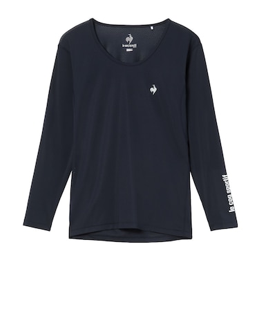 ルコックスポルティフ（lecoqsportif）ゴルフウェア 吸汗速乾 接触冷感 Uネック インナーシャツ LG6SUD01M NV00