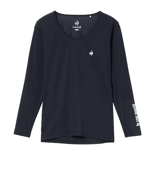 ルコックスポルティフ（lecoqsportif）ゴルフウェア 吸汗速乾 接触冷感 Uネック インナーシャツ LG6SUD01M NV00