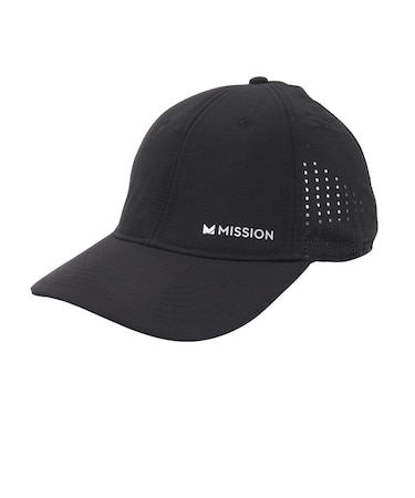 ミッション（MISSION）帽子 クーリング ベンテッドハット Black