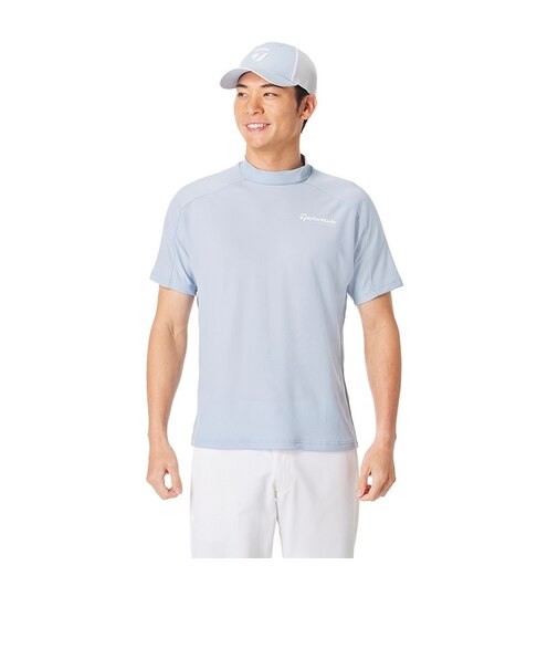 テーラーメイド（TAYLORMADE）ゴルフ 半袖 T-ICE T-AIRソークール半袖モックネックシャツ M24109-TL774