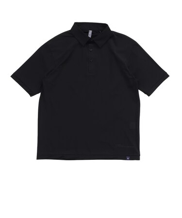 シルバースコット845（SILVERSCOTT845）ゴルフウェア 冷感ナイロンメッシュポロシャツ SS26SST011 BLK