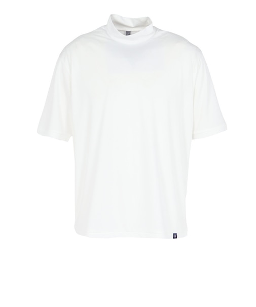シルバースコット845（SILVERSCOTT845）ゴルフ 遮熱冷感 半袖モックネックシャツ SS26SST008 WHT