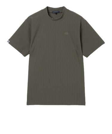 ROSASEN（ROSASEN）ゴルフ ディンプルメッシュ半袖モックネックシャツ 044-25545-26SS-027