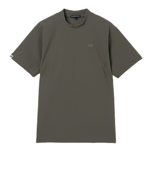 ROSASEN（ROSASEN）ゴルフ ディンプルメッシュ半袖モックネックシャツ 044-25545-26SS-027