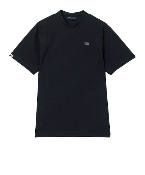 ROSASEN（ROSASEN）ゴルフ ディンプルメッシュ半袖モックネックシャツ 044-25545-26SS-019