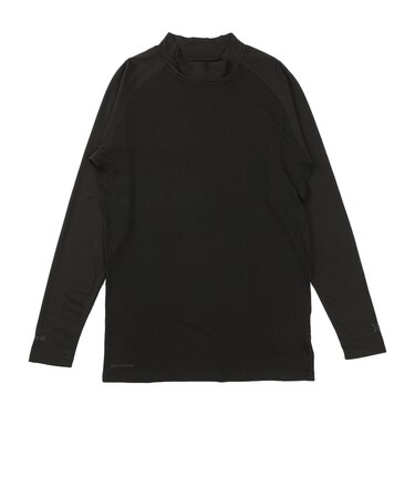 ハーレー（HURLEY）PHANTOM ポリプロピレン コールドメッシュ インナー モック ロングスリーブシャツ MGIW26110P-BLK