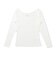 ハーレー（HURLEY）PHANTOM ポリプロピレン コールドメッシュ インナー ユーネック ロングスリーブシャツ WGIW26125P-WHT
