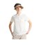 マンシングウエア（MUNSINGWEAR）ゴルフウェア Sunscreen NIR 高通気フットポイント総柄プリント半袖ポロシャツ MG6SHS40L WH01