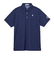 ルコックスポルティフ(lecoqsportif)ゴルフウェア チェック柄半袖シャツ LG6SHS18M BL00