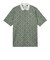 ルコックスポルティフ（lecoqsportif）ゴルフウェア モノグラム柄ワイドシルエット半袖ポロシャツ LG6SHS12M GR00
