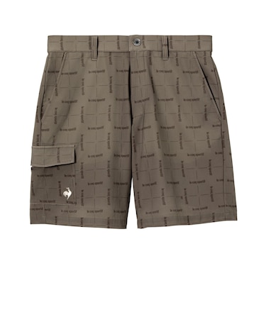 ルコックスポルティフ（lecoqsportif）ゴルフウェア 吸汗速乾 モノグラム柄 ショートパンツ LG6SHP03M KH00