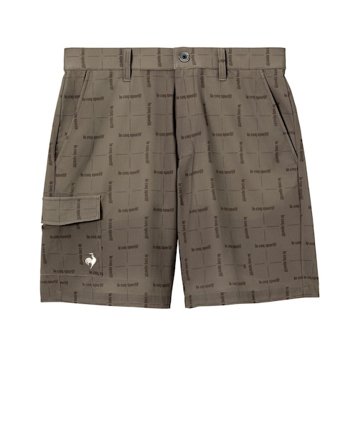 ルコックスポルティフ（lecoqsportif）ゴルフウェア 吸汗速乾 モノグラム柄 ショートパンツ LG6SHP03M KH00