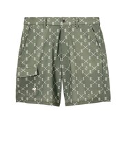 ルコックスポルティフ(lecoqsportif)ゴルフウェア 吸汗速乾 モノグラム柄 ショートパンツ LG6SHP03M GR00
