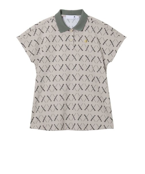 ルコックスポルティフ（lecoqsportif）ゴルフウェア SUNSCREEN NIR Aラインシルエット 半袖ポロシャツ LG6SHS08L GY00