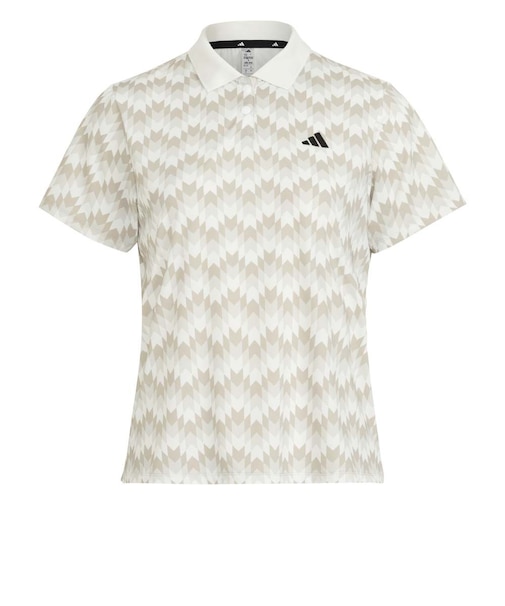 アディダス（adidas）ゴルフウェア CCシーズナルプリント AOP 半袖ポロシャツ OGV40-KM3446 W/GRY