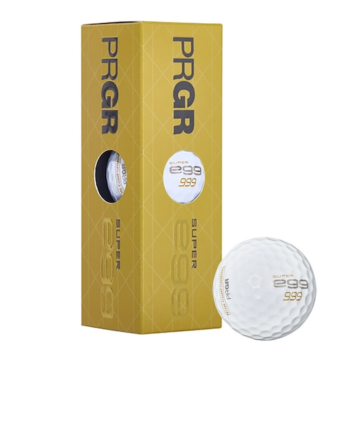プロギア（PRGR）ゴルフボール SUPER egg ボール WH 3PC スリーブ(3個入り)