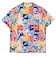 ニューエラ（NEW ERA）モックネック ゴルフ 半袖 ミッドネック Tシャツ アーカイブロゴ オールオーバー 15124824