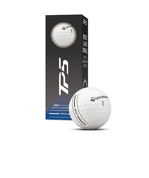 テーラーメイド（TAYLORMADE）ゴルフボール TP5 PerfStripe 6bp 1/2ダース(6個入り)