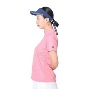 フィドラ（FIDRA）ゴルフウェア 半袖 モックネックシャツ FD5RUG06 PNK
