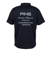 ピン（PING）ゴルフウェア 吸汗速乾 オクタピンメッシュ 半袖ポロシャツ 621-6260715-010