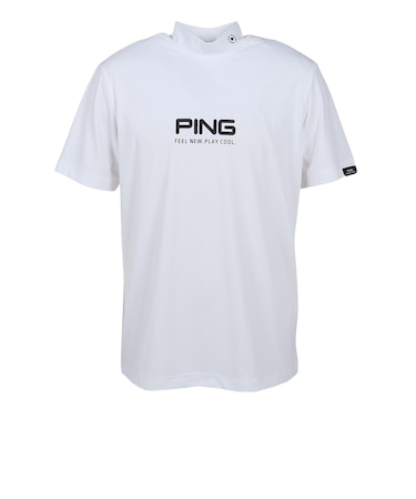 ピン（PING）ゴルフ 半袖ハイネックシャツ 621-6267705-030