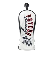 サイコバニー(Psycho Bunny)ゴルフ ヘッドカバー ユーティリティ用 PU PBMG6AH3-WHT