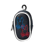 サイコバニー(Psycho Bunny)ゴルフ ボールポーチ LOGOART PBMG6AE1-NVY