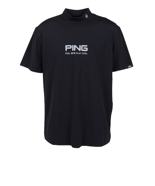 ピン（PING）ゴルフ 半袖ハイネックシャツ 621-6267705-010