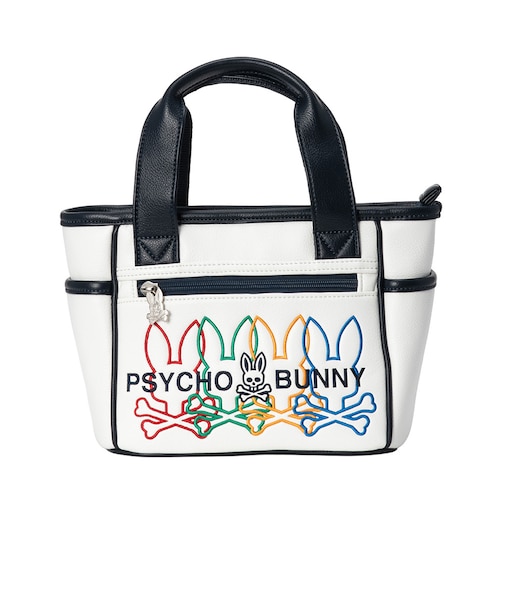 サイコバニー（Psycho Bunny）ゴルフ ラウンドバッグ LOGOART PBMG6AB7-WHT