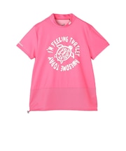 モックネック ゴルフ 半袖 SEA TURTLE メッシュコンビモックネックT KHPQLM0618-012