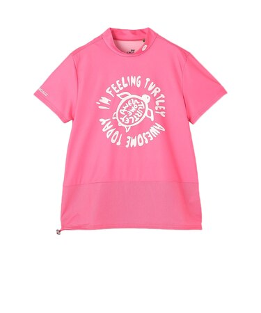 モックネック ゴルフ 半袖 SEA TURTLE メッシュコンビモックネックT KHPQLM0618-012