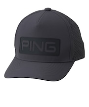 ピン（PING）ゴルフ パンチングメッシュ ツアーキャップ HW-T2501 D.GRY 38205