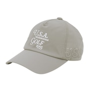 マンシングウエア(MUNSINGWEAR)ゴルフ クーリング ロゴパンチングキャップ MG6SCP06M GY00