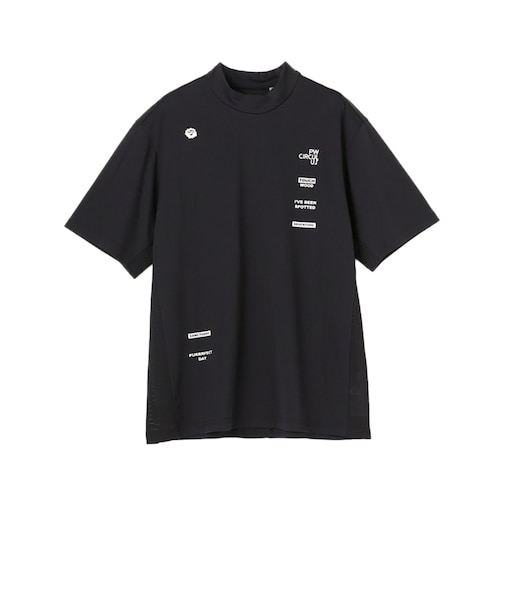 ゴルフ 半袖 メッシュコンビ モックネック KHPNLM0505-005