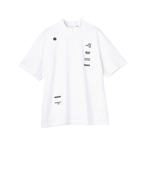 ゴルフ 半袖 メッシュコンビ モックネック KHPNLM0505-001