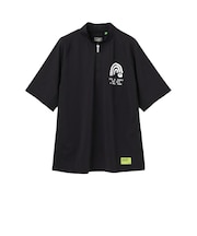モックネック ゴルフ 半袖 ハーフジップモック KHPNLM0605-005