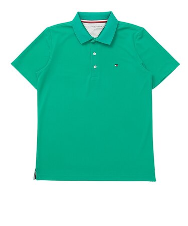 ゴルフウェア ベーシックフラッグ ポロシャツ THMA616-GRN